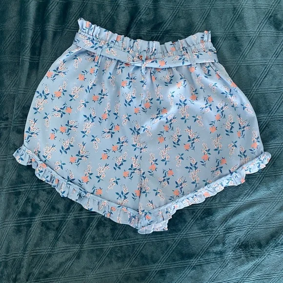 For Love and Lemons Skivvies Belted Tie Shorts - Picture 3 of 6